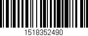 Código de barras (EAN, GTIN, SKU, ISBN): '1518352490'