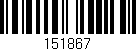 Código de barras (EAN, GTIN, SKU, ISBN): '151867'