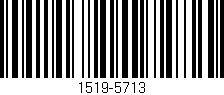 Código de barras (EAN, GTIN, SKU, ISBN): '1519-5713'