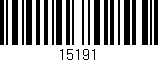 Código de barras (EAN, GTIN, SKU, ISBN): '15191'