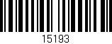 Código de barras (EAN, GTIN, SKU, ISBN): '15193'