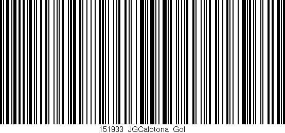 Código de barras (EAN, GTIN, SKU, ISBN): '151933_JGCalotona_Gol'