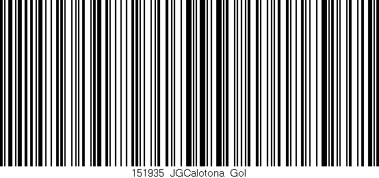 Código de barras (EAN, GTIN, SKU, ISBN): '151935_JGCalotona_Gol'