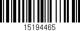 Código de barras (EAN, GTIN, SKU, ISBN): '15194465'