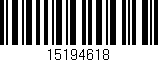 Código de barras (EAN, GTIN, SKU, ISBN): '15194618'
