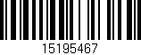 Código de barras (EAN, GTIN, SKU, ISBN): '15195467'