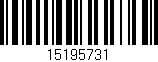 Código de barras (EAN, GTIN, SKU, ISBN): '15195731'