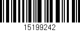 Código de barras (EAN, GTIN, SKU, ISBN): '15199242'