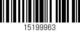 Código de barras (EAN, GTIN, SKU, ISBN): '15199963'