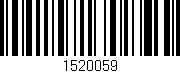 Código de barras (EAN, GTIN, SKU, ISBN): '1520059'