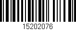Código de barras (EAN, GTIN, SKU, ISBN): '15202076'