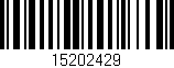 Código de barras (EAN, GTIN, SKU, ISBN): '15202429'