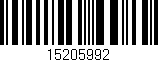 Código de barras (EAN, GTIN, SKU, ISBN): '15205992'