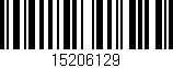 Código de barras (EAN, GTIN, SKU, ISBN): '15206129'