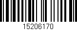 Código de barras (EAN, GTIN, SKU, ISBN): '15206170'