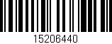 Código de barras (EAN, GTIN, SKU, ISBN): '15206440'