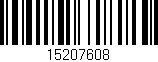 Código de barras (EAN, GTIN, SKU, ISBN): '15207608'