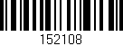 Código de barras (EAN, GTIN, SKU, ISBN): '152108'
