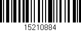 Código de barras (EAN, GTIN, SKU, ISBN): '15210884'