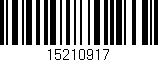 Código de barras (EAN, GTIN, SKU, ISBN): '15210917'