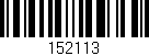 Código de barras (EAN, GTIN, SKU, ISBN): '152113'