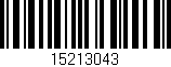 Código de barras (EAN, GTIN, SKU, ISBN): '15213043'