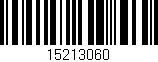 Código de barras (EAN, GTIN, SKU, ISBN): '15213060'