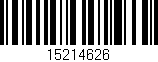 Código de barras (EAN, GTIN, SKU, ISBN): '15214626'