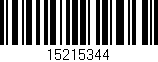 Código de barras (EAN, GTIN, SKU, ISBN): '15215344'