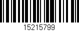 Código de barras (EAN, GTIN, SKU, ISBN): '15215799'