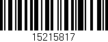 Código de barras (EAN, GTIN, SKU, ISBN): '15215817'