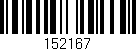 Código de barras (EAN, GTIN, SKU, ISBN): '152167'