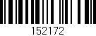 Código de barras (EAN, GTIN, SKU, ISBN): '152172'