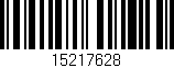 Código de barras (EAN, GTIN, SKU, ISBN): '15217628'