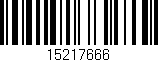 Código de barras (EAN, GTIN, SKU, ISBN): '15217666'