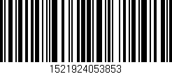 Código de barras (EAN, GTIN, SKU, ISBN): '1521924053853'