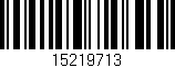 Código de barras (EAN, GTIN, SKU, ISBN): '15219713'