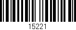 Código de barras (EAN, GTIN, SKU, ISBN): '15221'