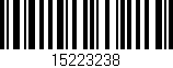 Código de barras (EAN, GTIN, SKU, ISBN): '15223238'