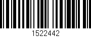 Código de barras (EAN, GTIN, SKU, ISBN): '1522442'