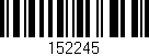 Código de barras (EAN, GTIN, SKU, ISBN): '152245'