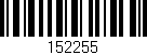 Código de barras (EAN, GTIN, SKU, ISBN): '152255'
