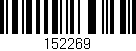 Código de barras (EAN, GTIN, SKU, ISBN): '152269'