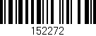 Código de barras (EAN, GTIN, SKU, ISBN): '152272'