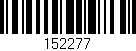 Código de barras (EAN, GTIN, SKU, ISBN): '152277'