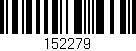Código de barras (EAN, GTIN, SKU, ISBN): '152279'