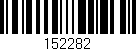 Código de barras (EAN, GTIN, SKU, ISBN): '152282'