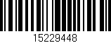 Código de barras (EAN, GTIN, SKU, ISBN): '15229448'