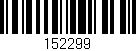 Código de barras (EAN, GTIN, SKU, ISBN): '152299'