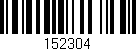 Código de barras (EAN, GTIN, SKU, ISBN): '152304'
